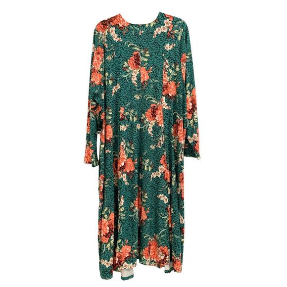 NWT Torrid Super Soft Knit long cardigan floral safari boho hippie tropical 5X - Picture 3 of 7